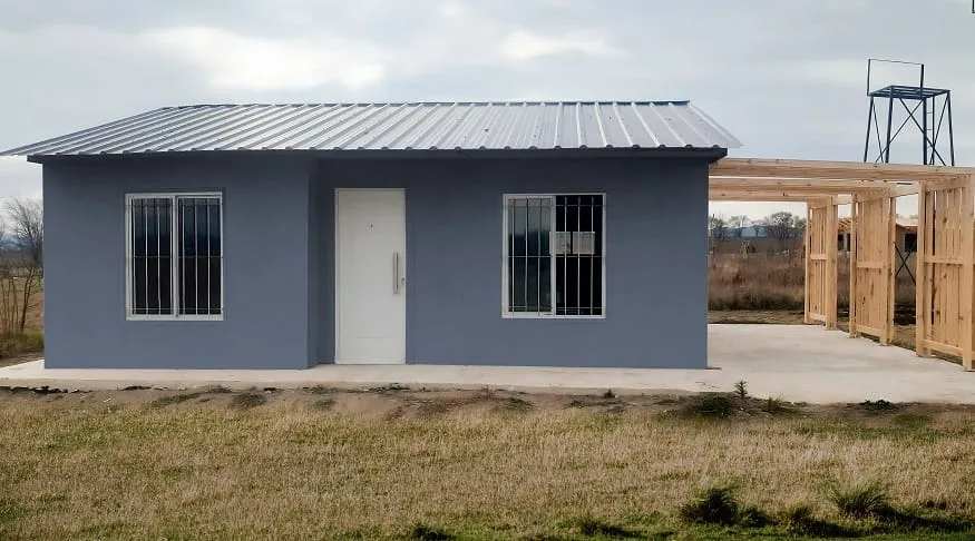 Módulo Wood Frame entregado zona sur GBA