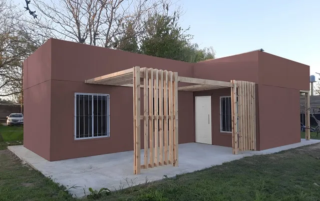 Casa Wood Frame con galería San Vicente
